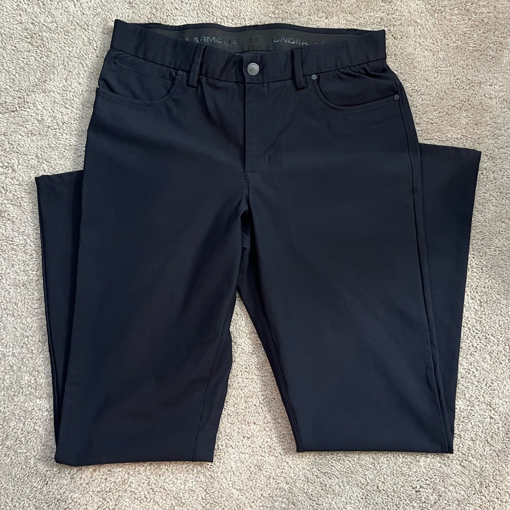 Under Armour Black Golf Pants